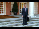 El nuevo ministro de Econom&iacute;a y Competitividad, Luis de Guindos, en la Moncloa.