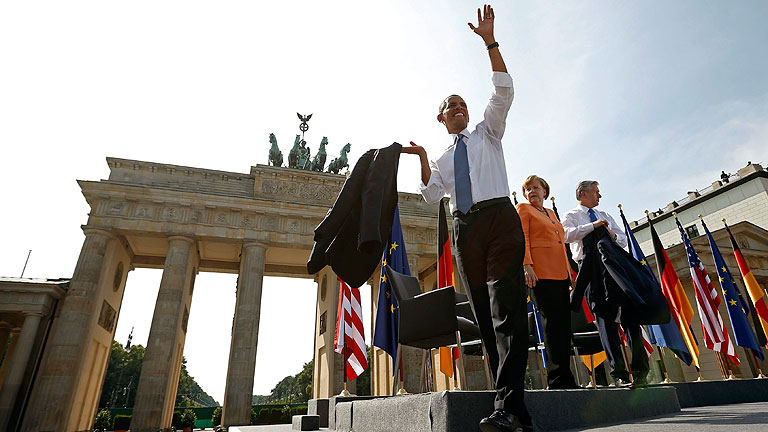 Obama en Berl&iacute;n: "ning&uacute;n muro puede perdurar ante  los desesos de  justicia, de libertad y paz" 