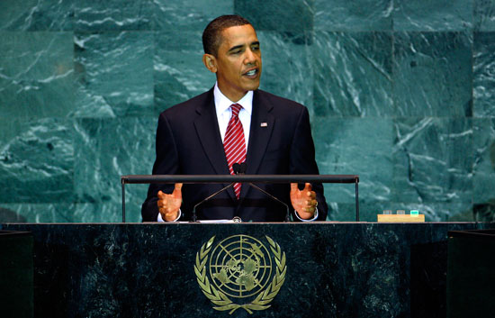 Obama cree que debe empezar una nueva era basada en la cooperaci�n y el di�logo internacional