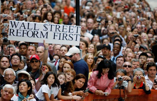 Obama hace una fuerte llamada de atenci�n sobre la necesidad de regulaci�n de Wall Street