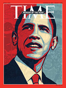 La revista Time dedica su portada a Barack Obama, elegido hombre del a&ntilde;o 2008.