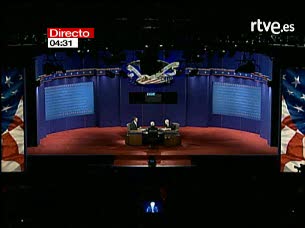 Ver v&iacute;deo  'Obama y McCain se saludan tras el &uacute;ltimo debate'