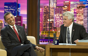 Ver v&iacute;deo  'Obama mezcla el humor y la seriedad en el show de Jay Leno'