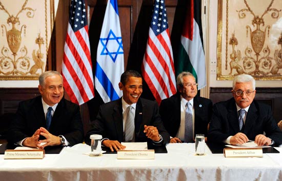 Obama, Netanyahu y Ab&aacute;s se re&uacute;nen en Nueva York