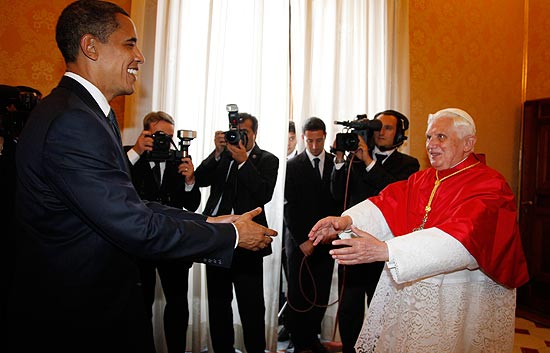 Obama se re&uacute;ne con el Papa en El Vaticano