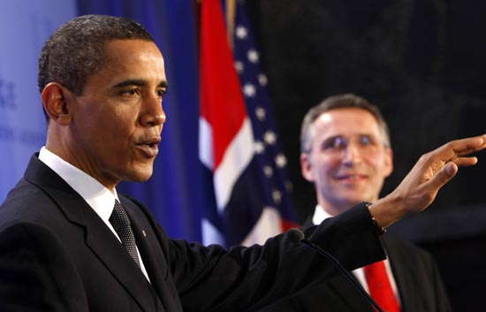 Obama afirma que otros candidatos podr&iacute;an estar 'm&aacute;s cualificados' que &eacute;l para ganar el Nobel 
