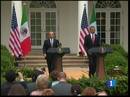 Ir al Video&nbsp;Los Obama reciben al presidente Felipe Calder&oacute;n y su esposa con todos los honores en la segunda visita de estado
