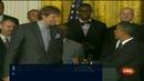 Ir al Video&nbsp;Obama recibi&oacute; a los campeones, Dallas Mavericks