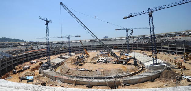 Obras del estadio Maracaná Obras del estadio Maracaná