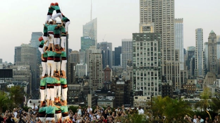 On Off: Els castellers coronan Manhattan