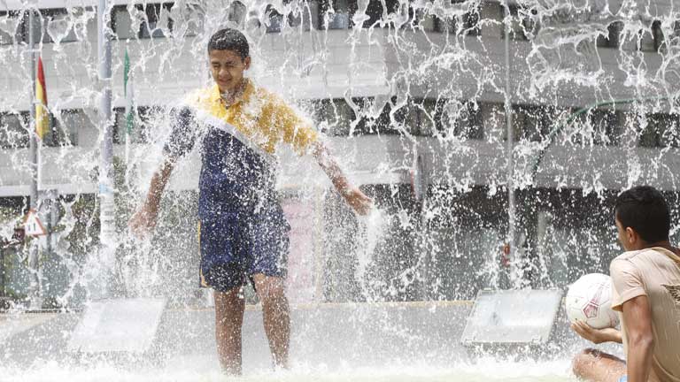 Fuerte ola de calor en todo el p&aacute;is