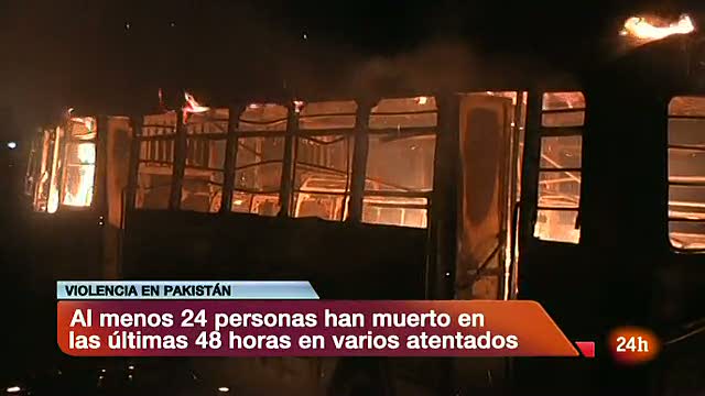 Ir al Video&nbsp;Una ola de violencia se cobra la vida de 24 personas en la ciudad paquistan&iacute; de Karachi