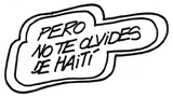 No te olvides de Haití