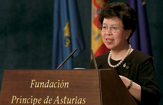 Discurso &iacute;ntegro de Margaret Chan en los Pr&iacute;ncipe de Asturias