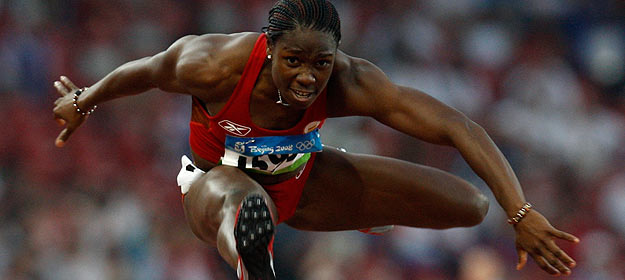 La atleta espa&ntilde;ola, Josephine Onyia, durante los Juegos de Pek&iacute;n.