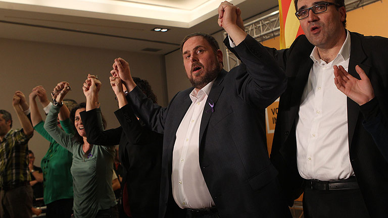 Oriol Junqueras: "El bloque soberanista ha salido claramente reforzado"