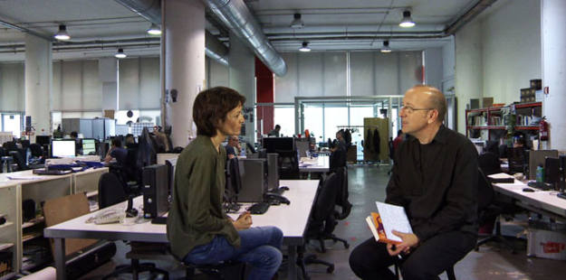 &Oacute;scar L&oacute;pez en la entrevista con Paloma Bravo