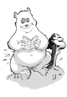 El oso y el madroño dibujados por David Baldeón