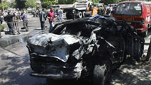 Ir al Video&nbsp;Otro coche bomba en el centro de Damasco causa una decena de muertos