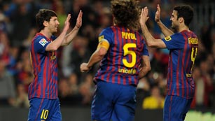 Ver v&iacute;deo  'Otro triplete de Messi destroza al M&aacute;laga'