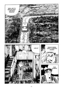 P&aacute;gina de '3,Calle de los misterios', de Shigeru Mizuki