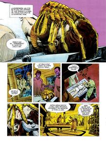 Página de 'Alien: La historia ilustrada' , de Archie Goodwin y Walter Simonson Página de 'Alien: La historia ilustrada' , de Archie Goodwin y Walter Simonson
