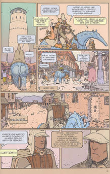 P&aacute;gina de 'Arzak el vigilante', de Moebius