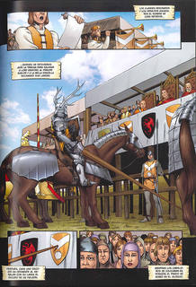 P&aacute;gina de 'El caballero errante', de Ben Avery, Mike S. Miller y George R.R. Martin