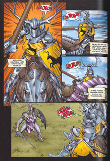 P&aacute;gina de 'El caballero errante', de Ben Avery, Mike S. Miller y George R.R. Martin