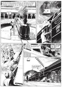 P&aacute;gina del c&oacute;mic 'La Douce', de Fran&ccedil;ois Schuiten