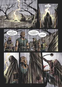 P&aacute;gina de 'Entre tienieblas 8: escama de mi escama', de Jordi Bayarri