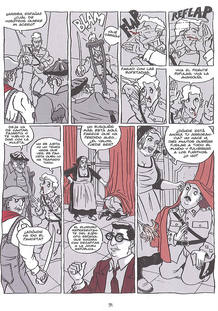 Página de 'Los fantasmas de Ermo 01: El fuego', en la que aparece Francisco Franco