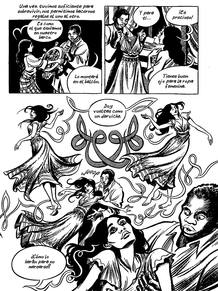 P&aacute;gina de 'Habibi', de Craig Thompson