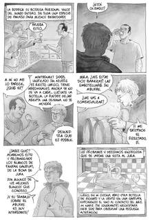 P&aacute;gina de 'Los ignorantes', de &Eacute;tienne Davodeau