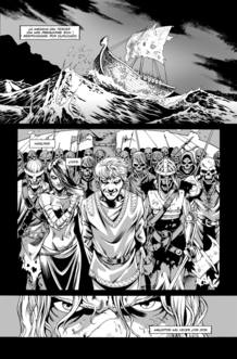 P&aacute;gina de 'Ragnarok', de V&iacute;ctor Santos y Pere P&eacute;rez