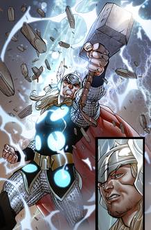 P&aacute;gina de 'Thor' dibujada por Pepe Larraz