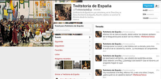 P&aacute;gina de Twistoria de Espa&ntilde;a
