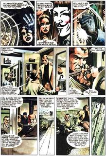 P&aacute;gina de 'V de Vendetta', de Alan Moore y David Lloyd
