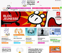 La p&aacute;gina web del Festival Internacional del C&oacute;mic de Angoul&ecirc;me