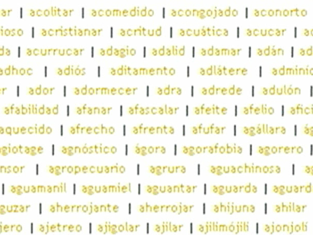 Las palabras m&aacute;s bonitas de nuestro idioma