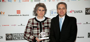 Paloma del R&iacute;o, directora de Programas Deportivos de TVE, galardonada con un Premio Talento de la Academia de Televisi&oacute;n