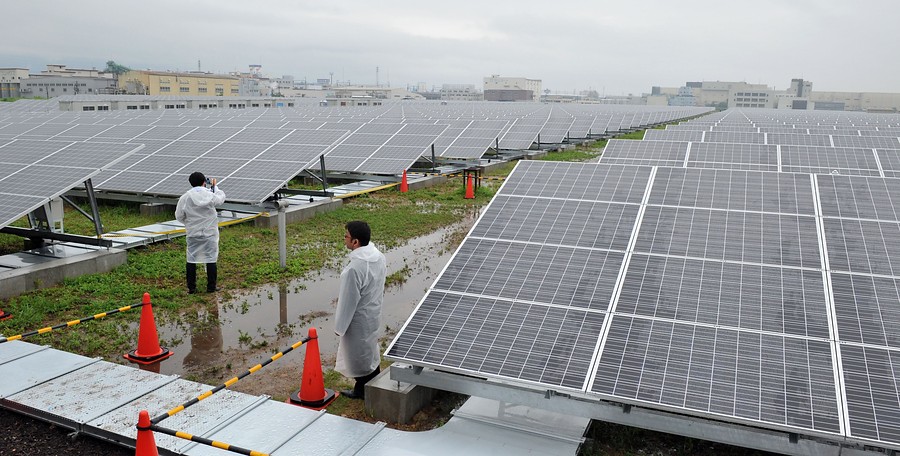 Paneles solares sin fin