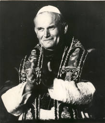 Juan Pablo II el día de su elección como papa