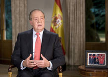 Para este discurso al Rey se ha rodeado de uno de los protagonistas del a&ntilde;o: la victoria espa&ntilde;ola