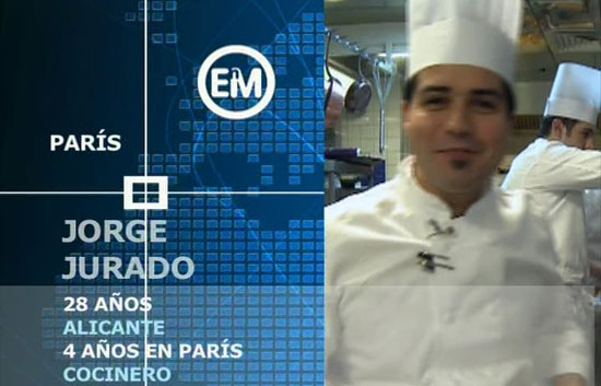Espa&ntilde;oles en el mundo - Par&iacute;s - Jorge