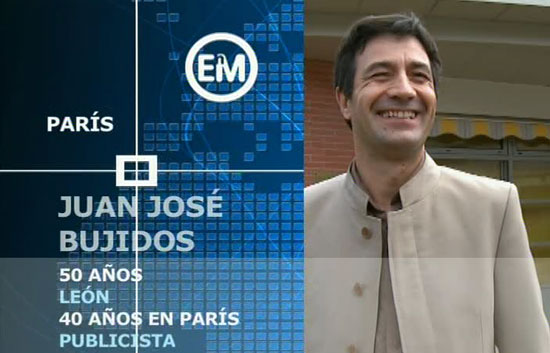 Espa&ntilde;oles en el mundo - Par&iacute;s - Juanjo