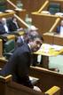 El candidato a lehendakari por el PSE-EE, Patxi L&oacute;pez, en su esca&ntilde;o durante la sesi&oacute;n de constituci&oacute;n de la novena Legislatura del Parlamento Vasco.