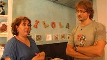 Parte de los fundadores de la cafeteria "Mi Lola" de Matar&oacute;