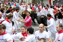 S&eacute;ptimo encierro de San Ferm&iacute;n 2011