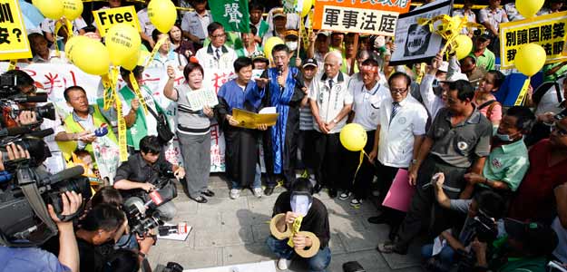 Partidarios del ex presidente de Taiwan piden su liberaci&oacute;n